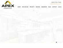 Tablet Screenshot of apexhomesdenver.com